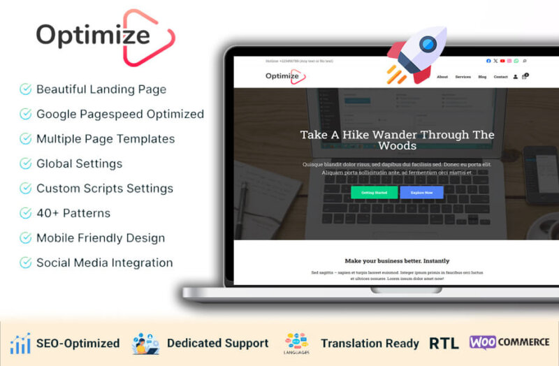 optimize pro wordpress theme